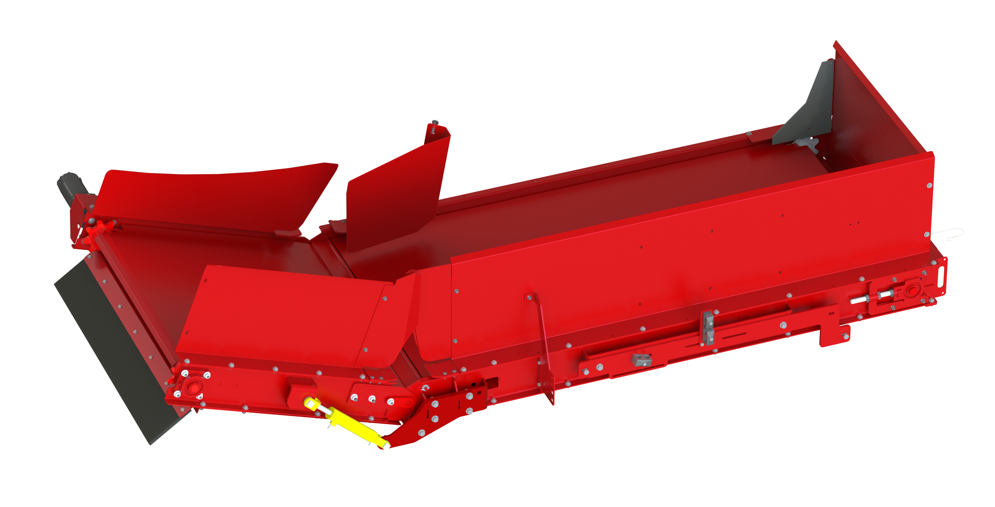 AMX1200T Towed TMR Mixer Right Hydraulic Fold Conveyor