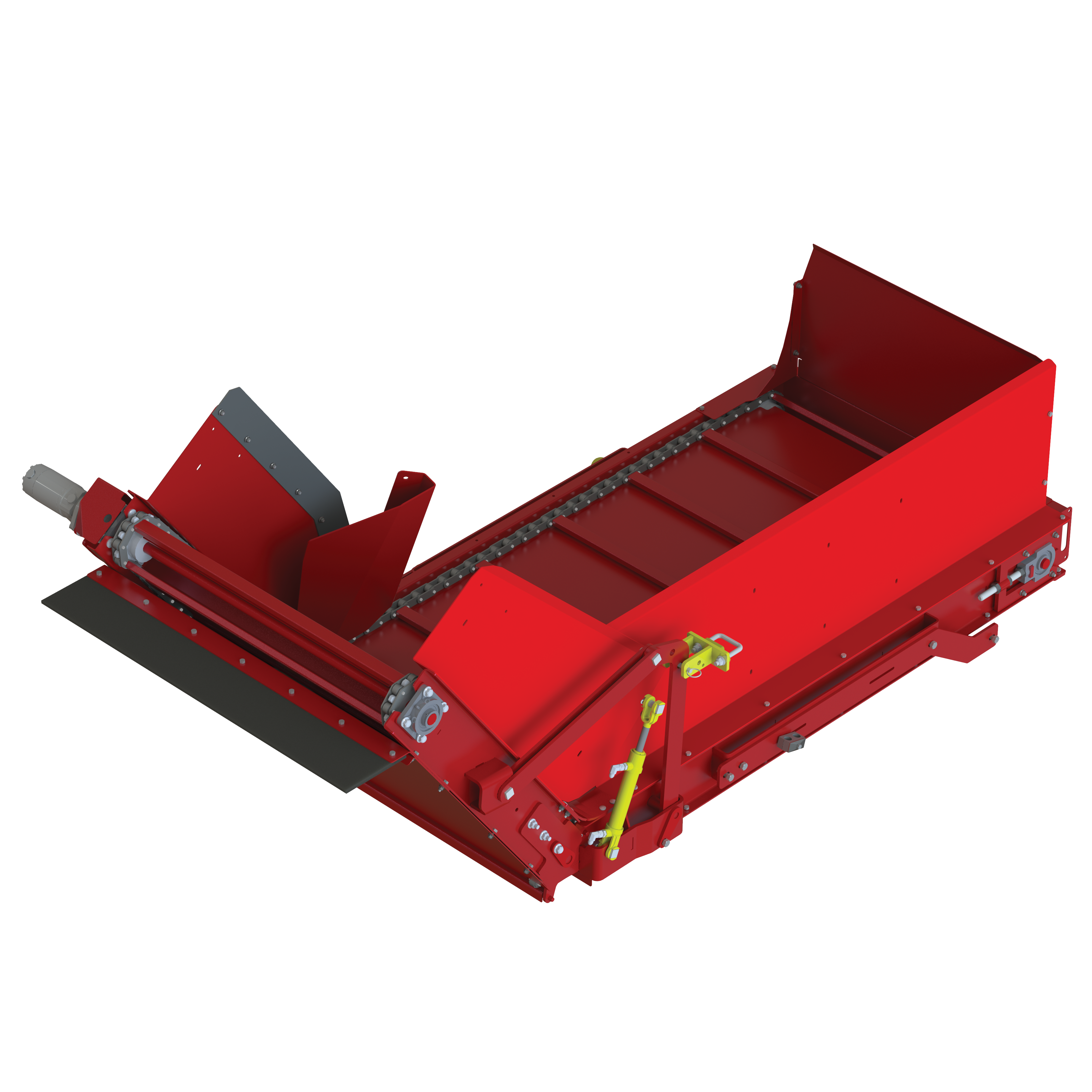 AMX850T Towed TMR Mixer Left Hydraulic Fold Conveyor