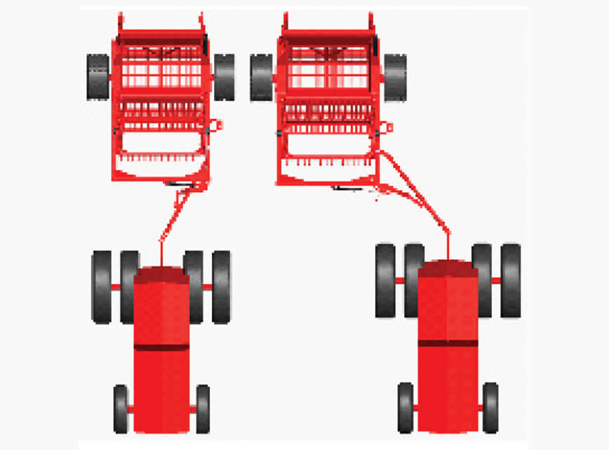 NT Rock Picker Two Position Hitch