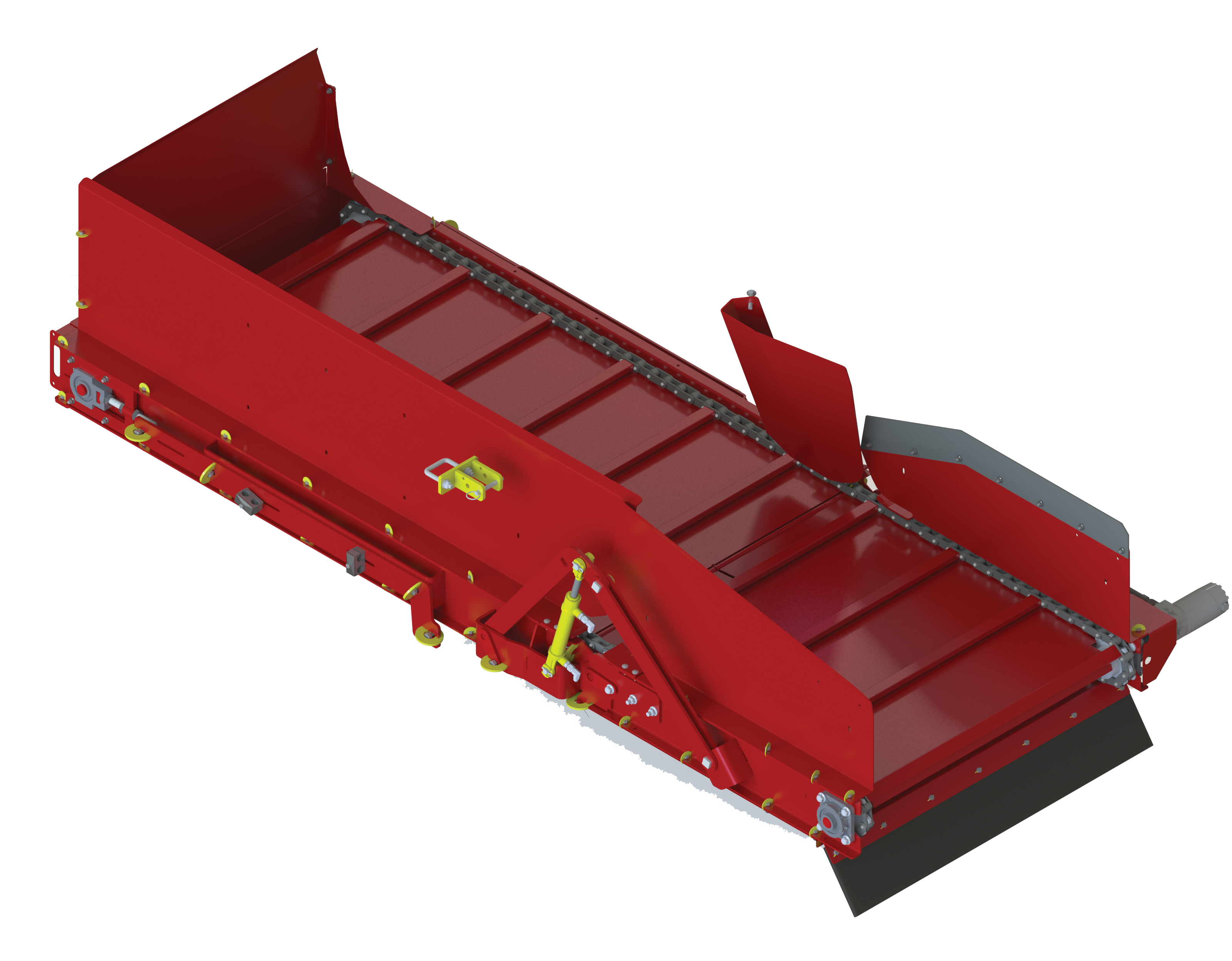 AMX850T Towed TMR Mixer Right Hydraulic Fold Conveyor